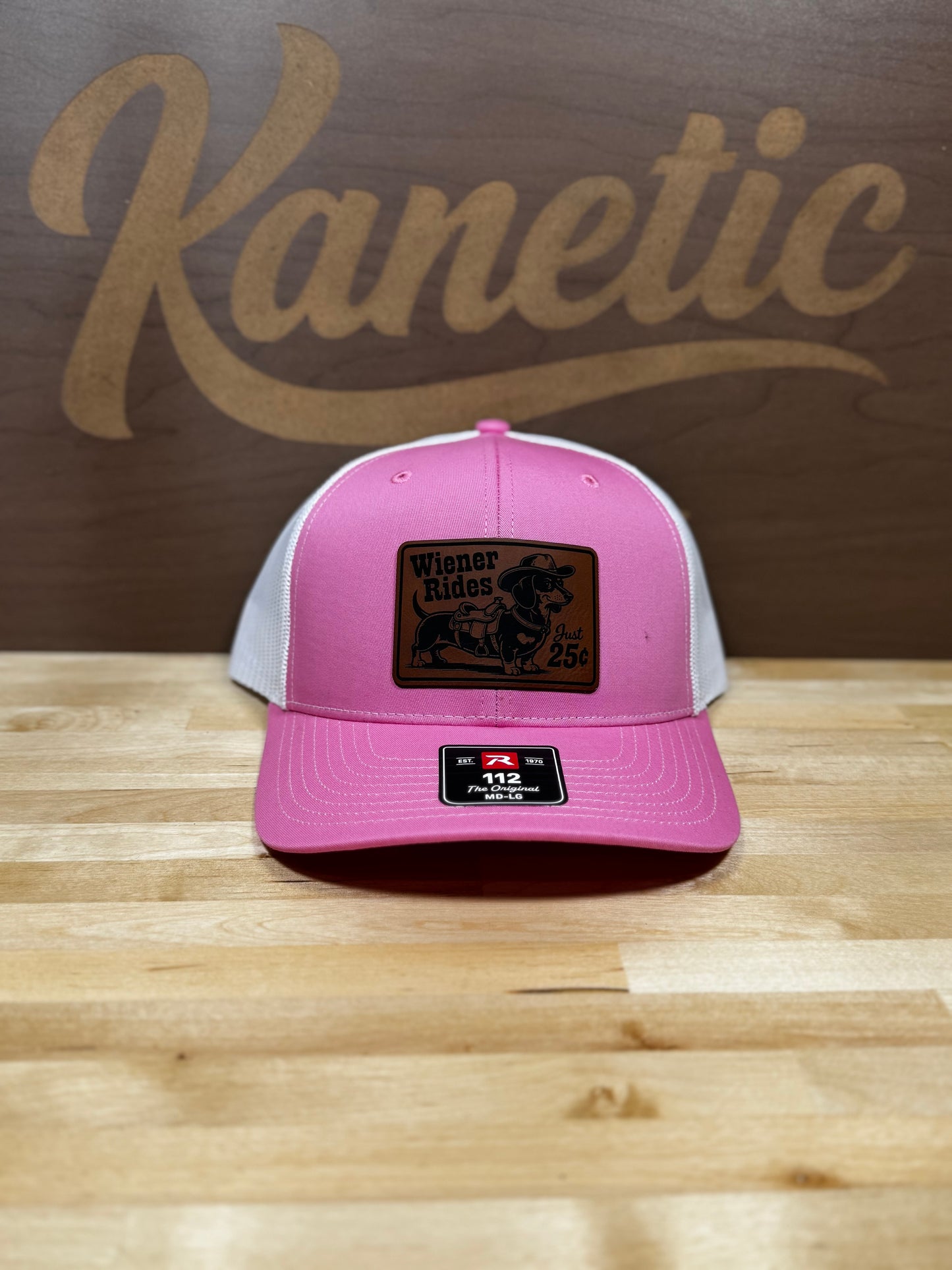 Wiener Rides Just 25¢ Patch Hat