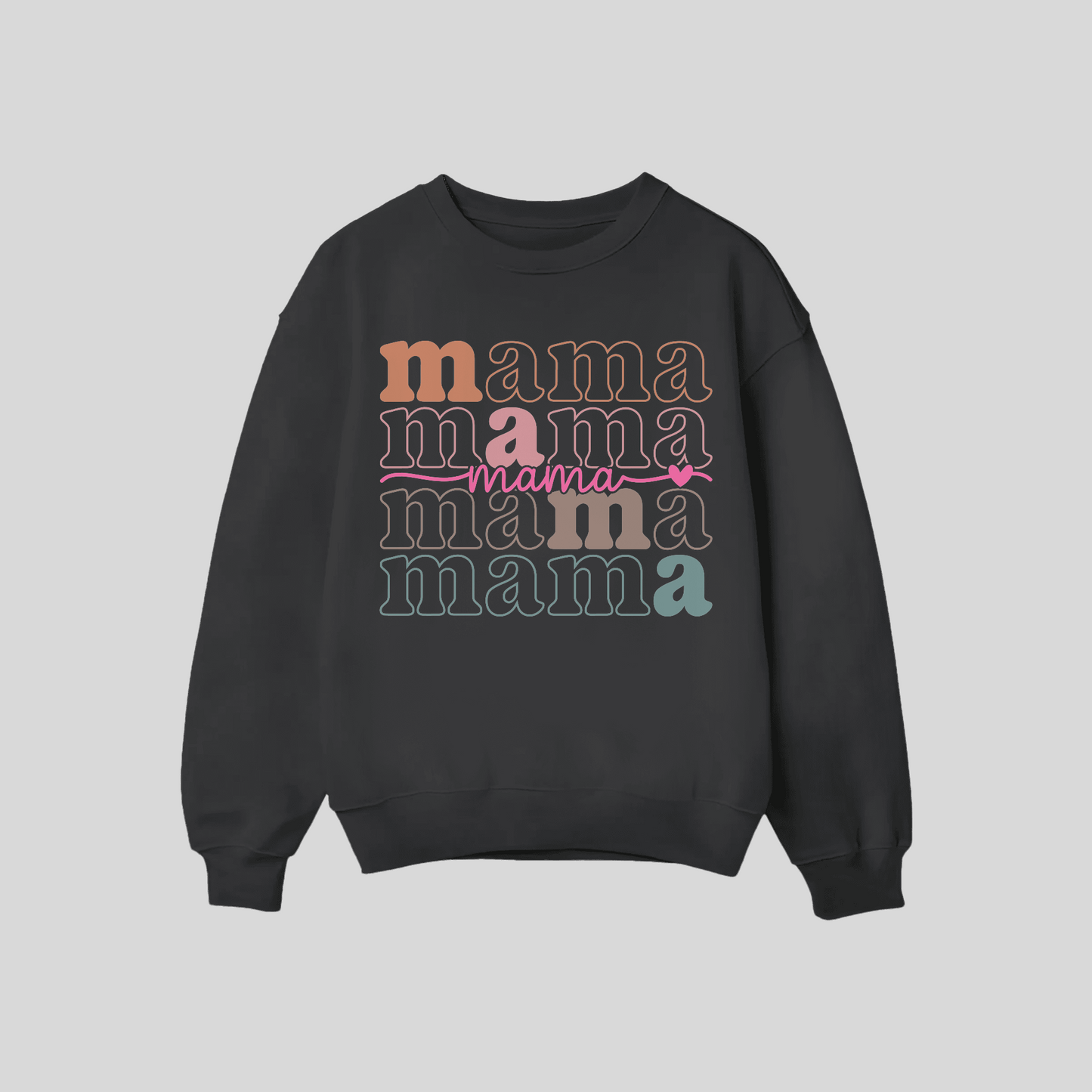 Mama Stacked Crewneck Sweatshirt