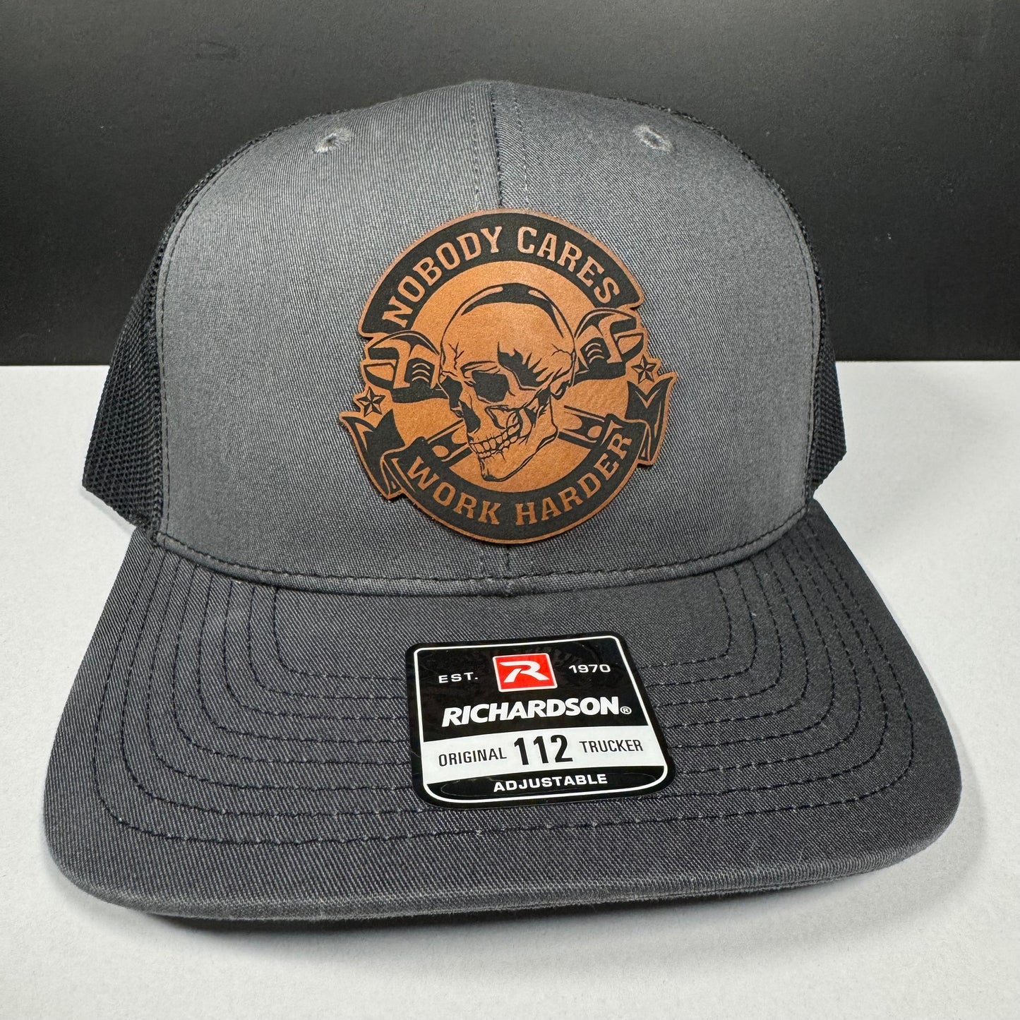 Nobody Cares Work Harder Patch Hat