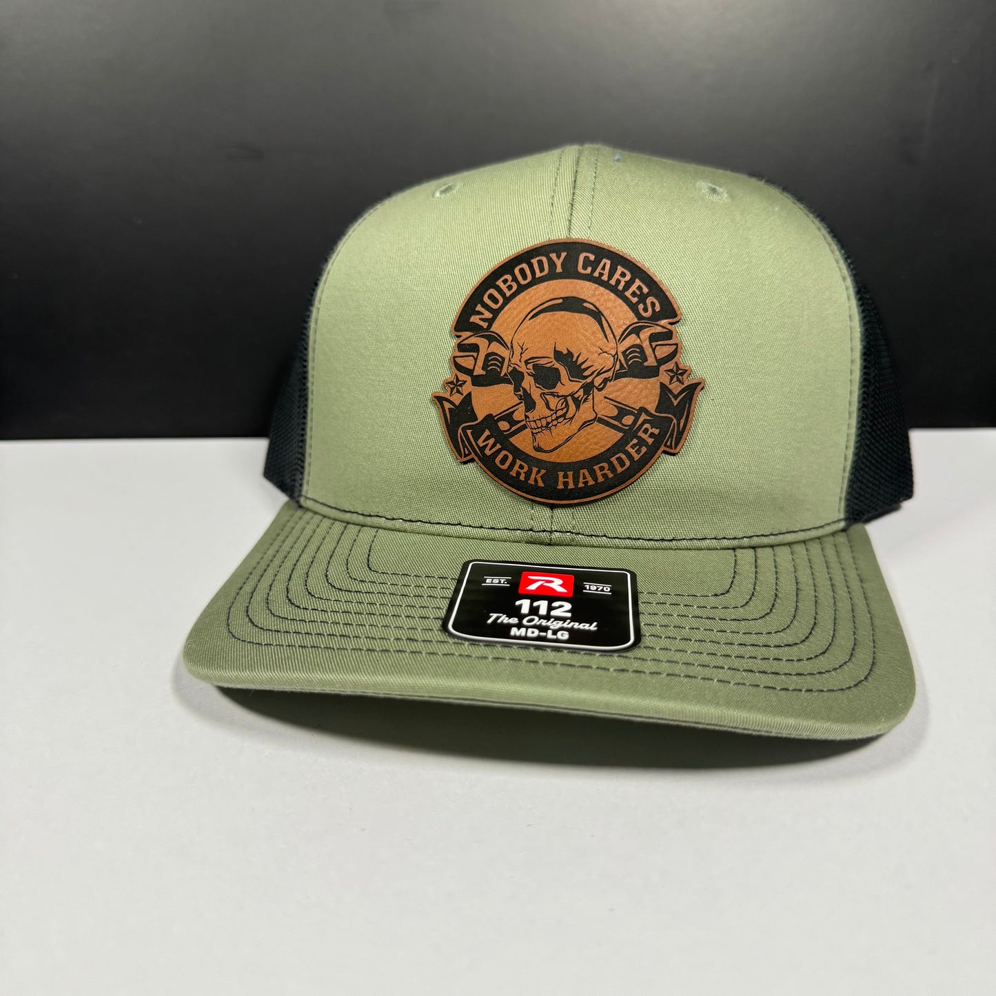 Nobody Cares Work Harder Patch Hat