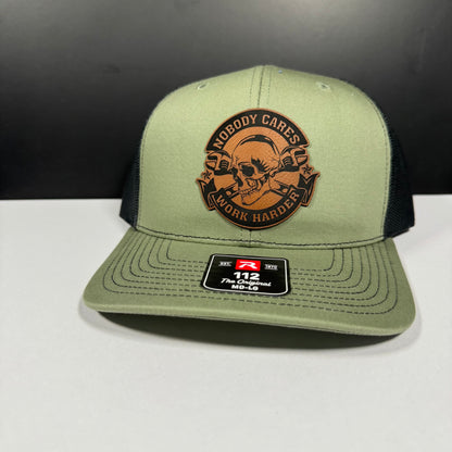 Nobody Cares Work Harder Patch Hat