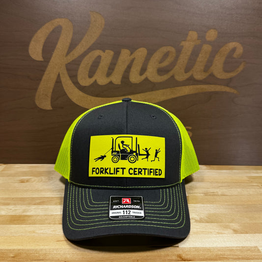 Forklift Certified Patch Hat