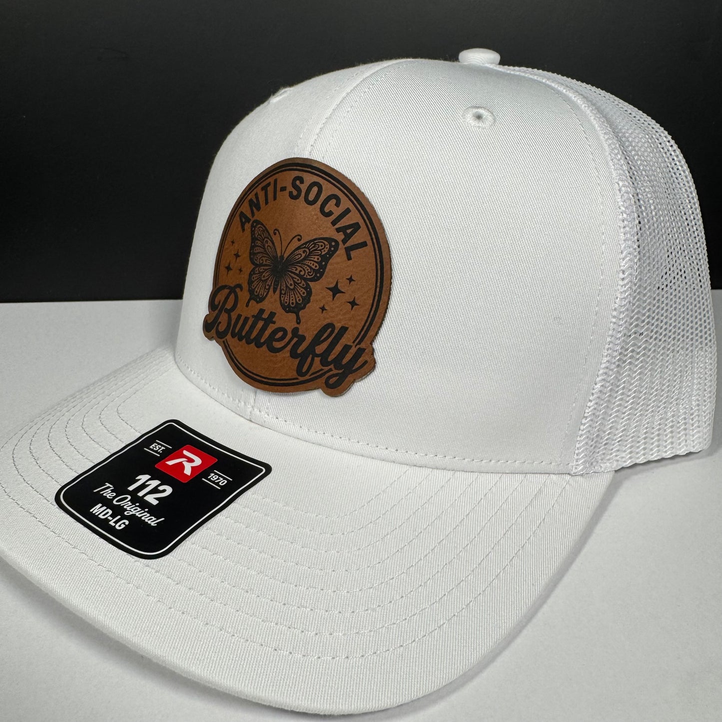 Anti-Social Butterfly Patch Hat