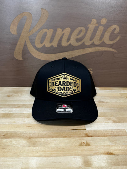 Support Your Local Bearded Dad Patch Hat