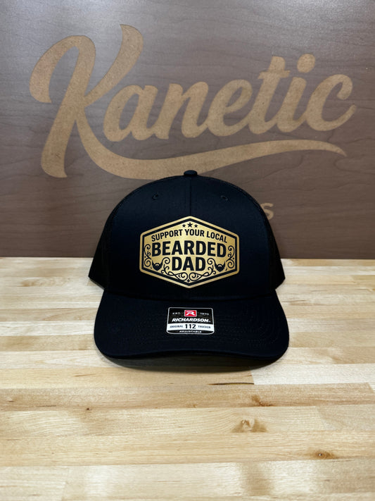 Support Your Local Bearded Dad Patch Hat