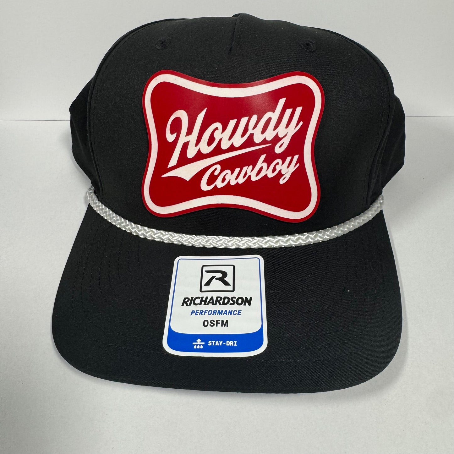 Howdy Cowboy Patch Hat