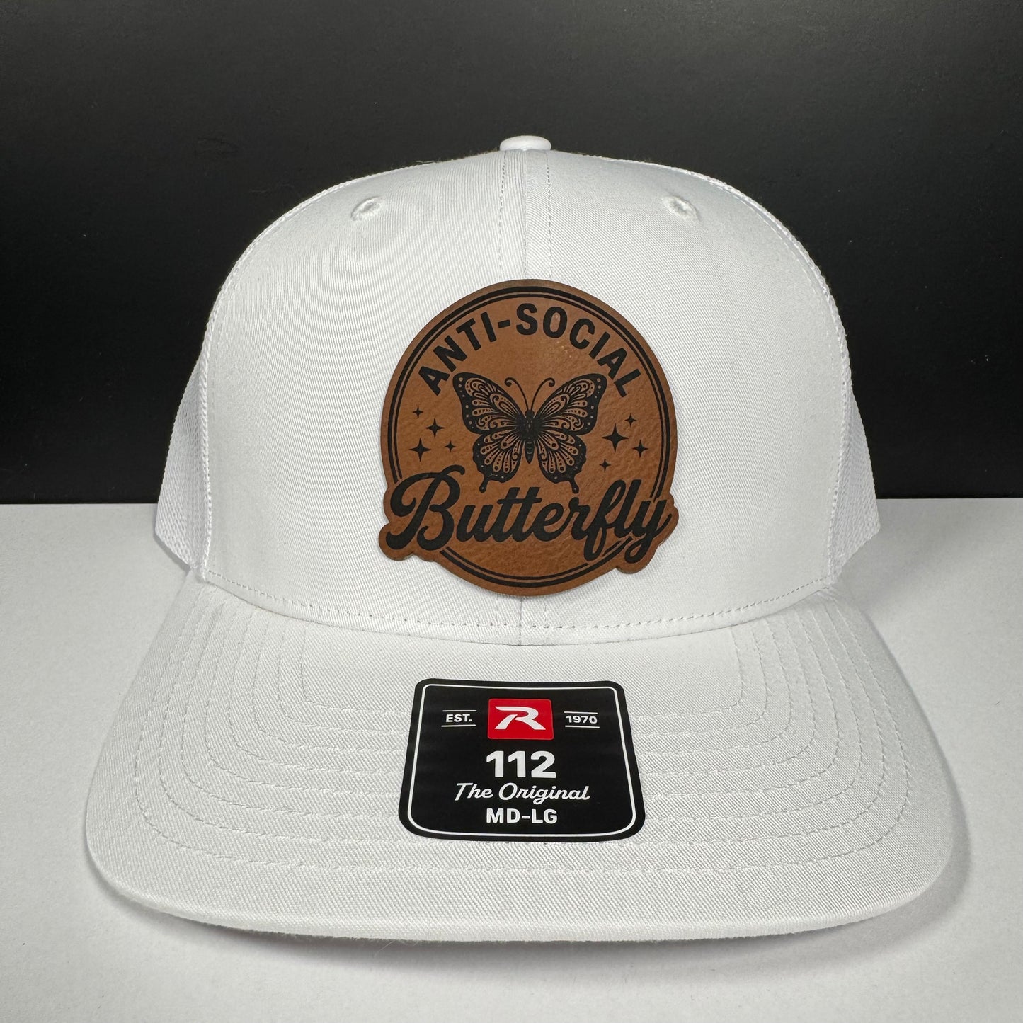 Anti-Social Butterfly Patch Hat