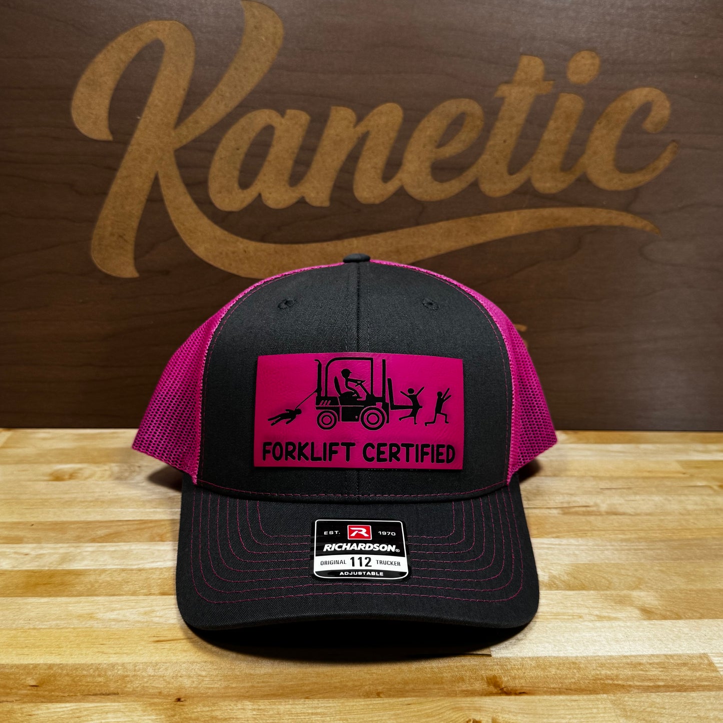 Forklift Certified Patch Hat