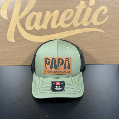 Papa If He Can’t Fix It Patch Hat