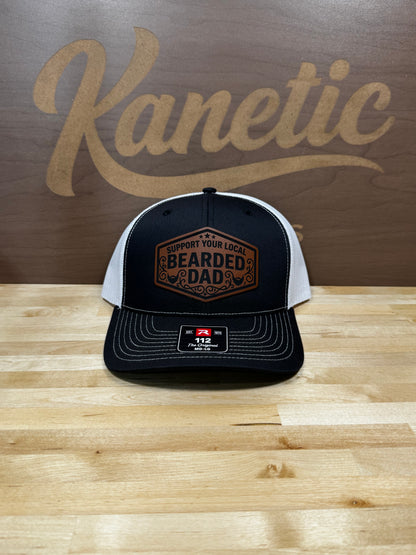 Support Your Local Bearded Dad Patch Hat