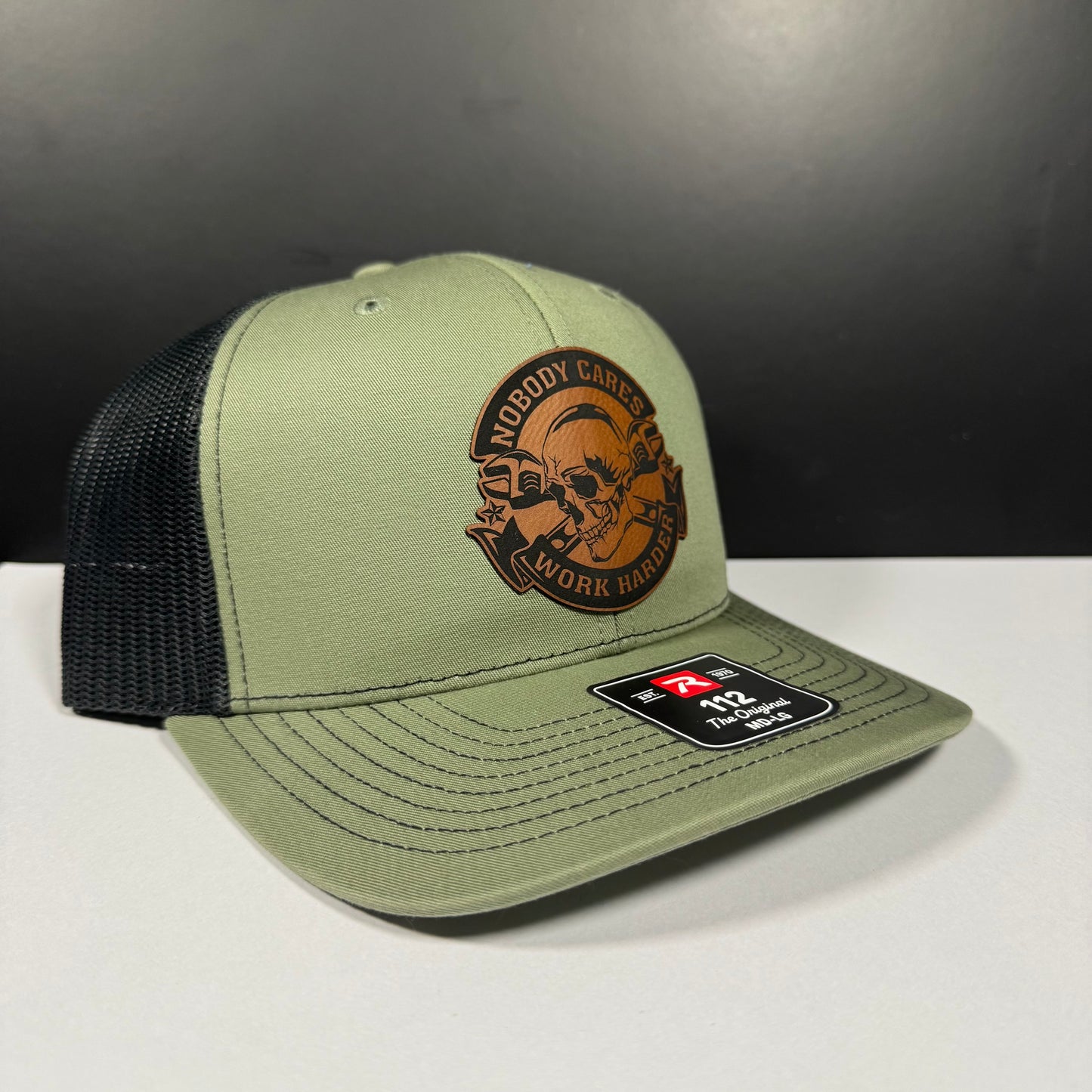 Nobody Cares Work Harder Patch Hat