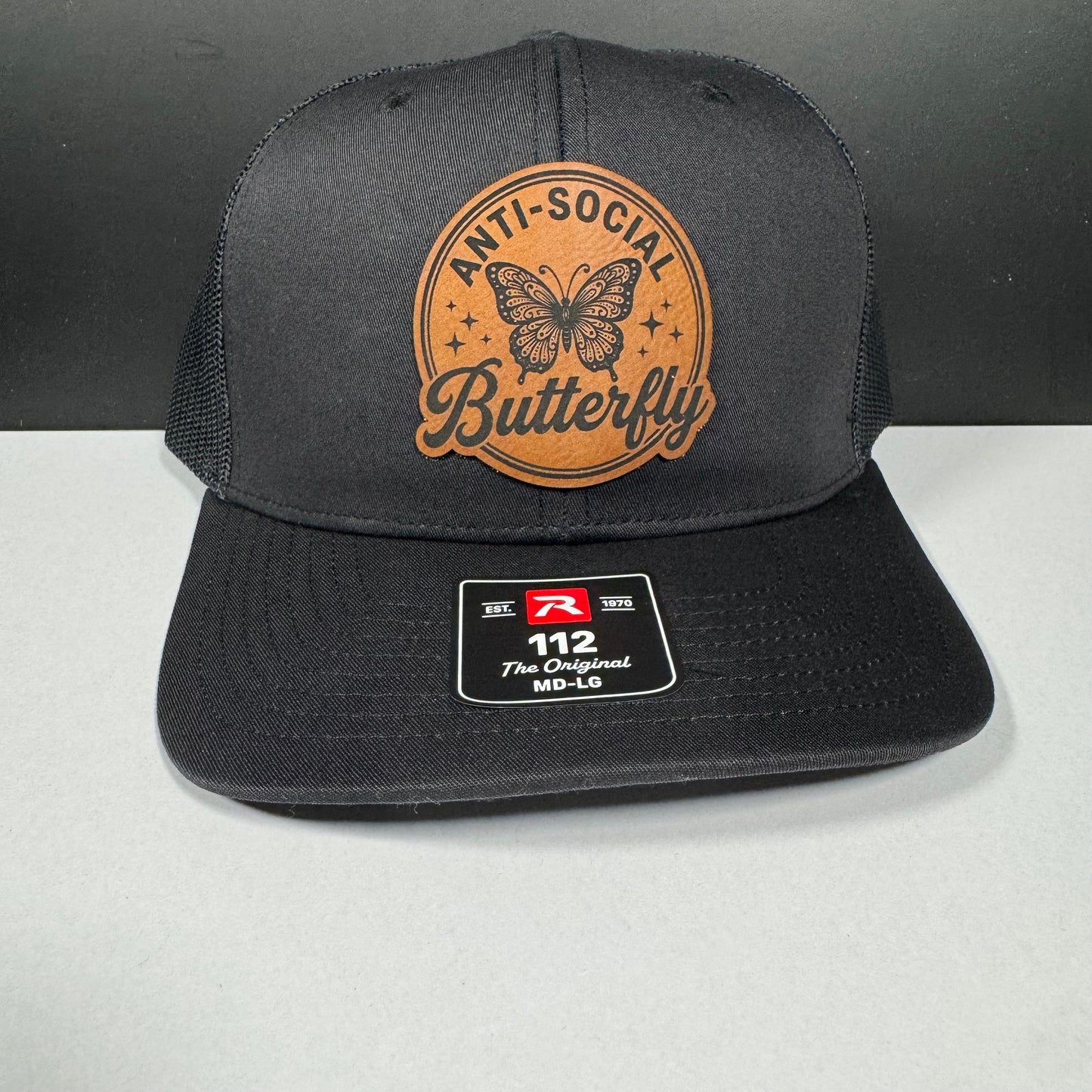 Anti-Social Butterfly Patch Hat