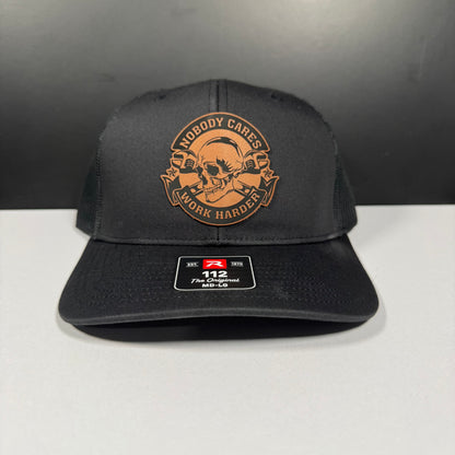 Nobody Cares Work Harder Patch Hat