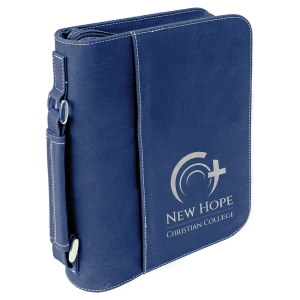 Leatherette Book/Bible Cover with Handle & Zipper