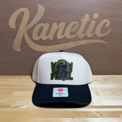 Feral Raccoon Patch Hat