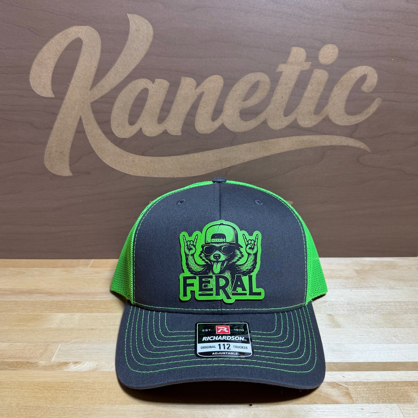 Feral Raccoon Patch Hat