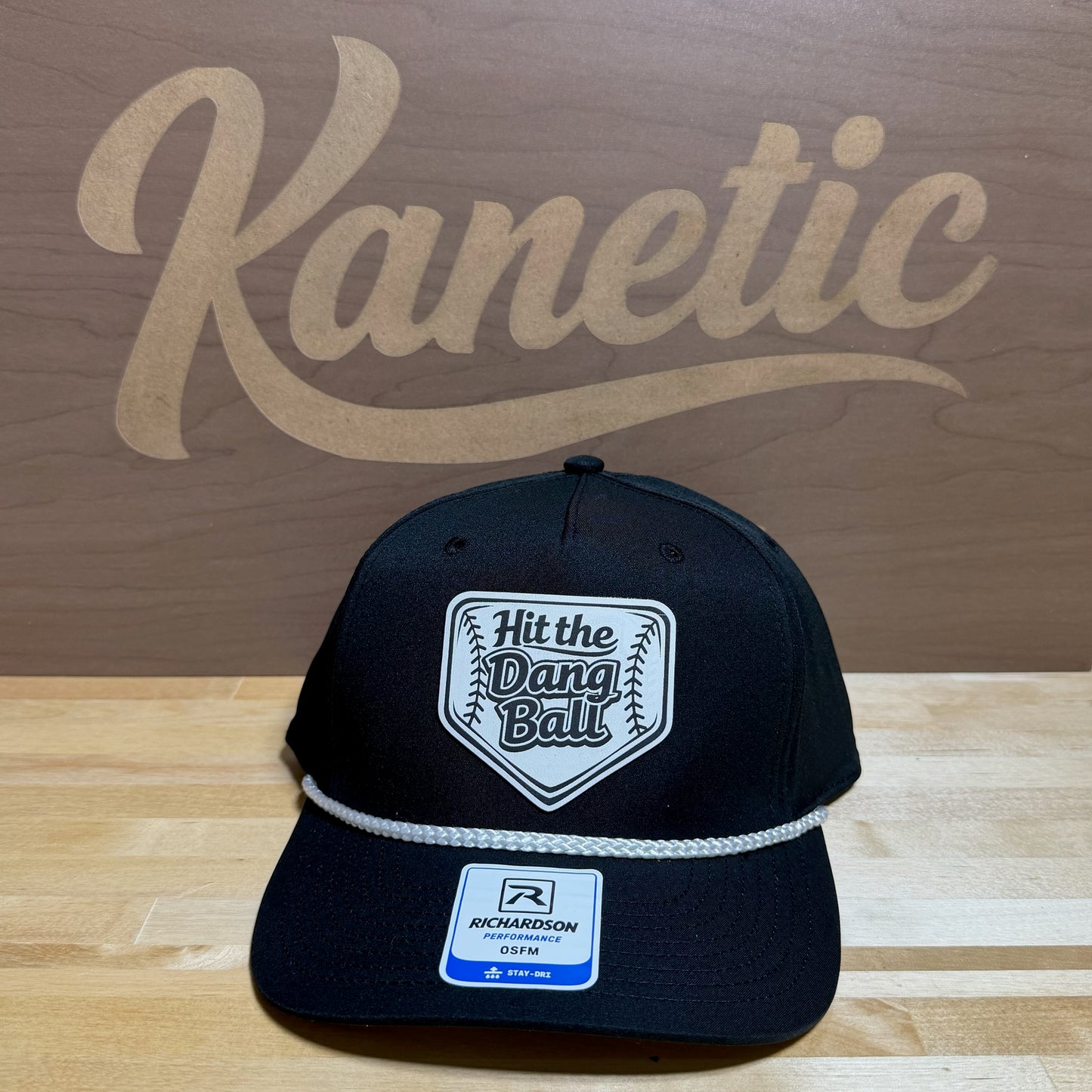 Hit the Dang Ball Baseball Patch Hat