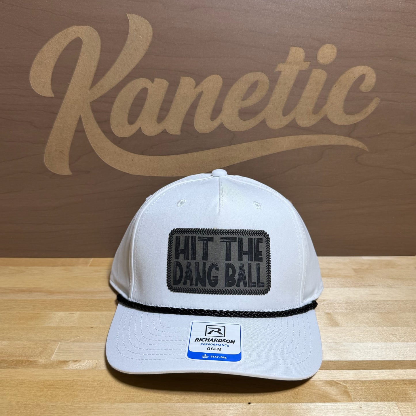 Hit the Dang Ball Baseball Patch Hat