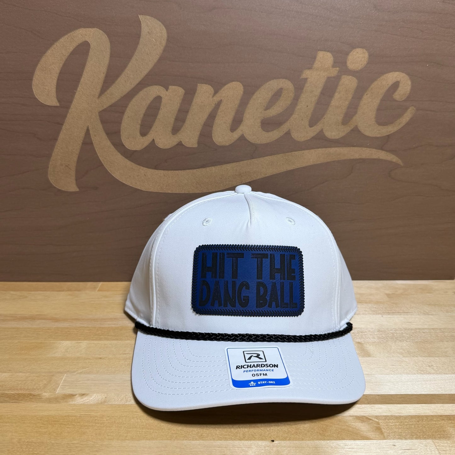 Hit the Dang Ball Baseball Patch Hat