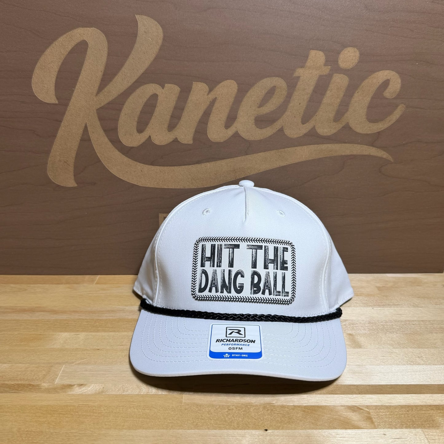Hit the Dang Ball Baseball Patch Hat