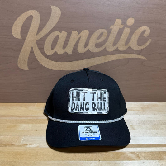 Hit the Dang Ball Baseball Patch Hat