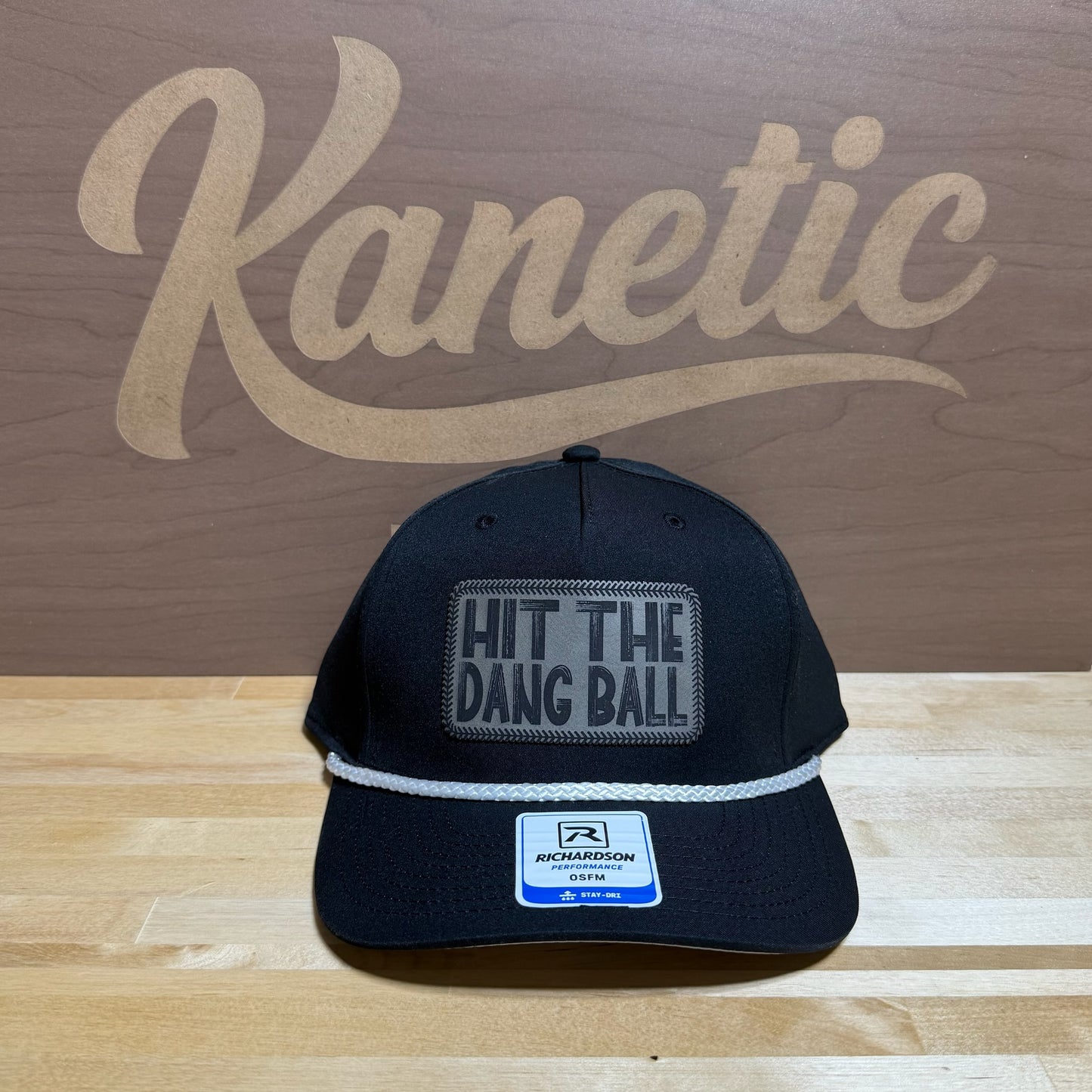 Hit the Dang Ball Baseball Patch Hat