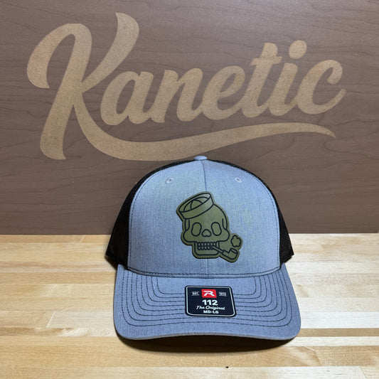 Skull Can Patch Hat