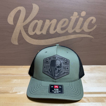 We The People Skull Patch Hat