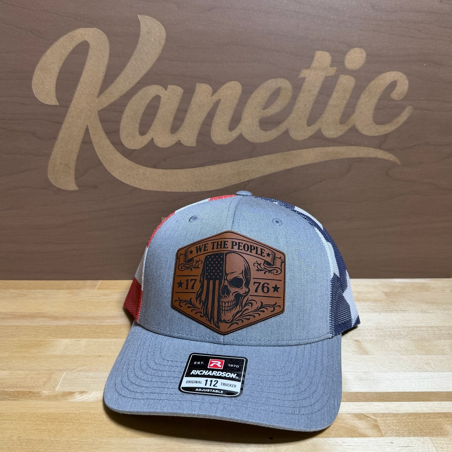 We The People Skull Patch Hat