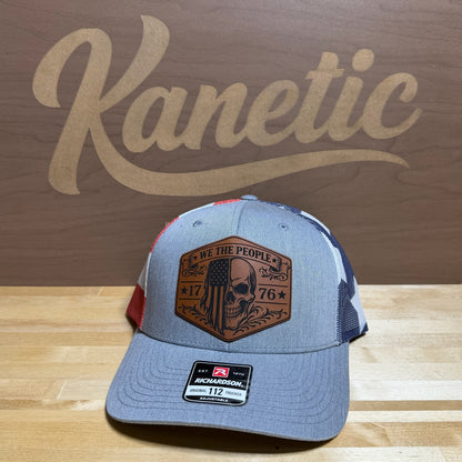 We The People Skull Patch Hat