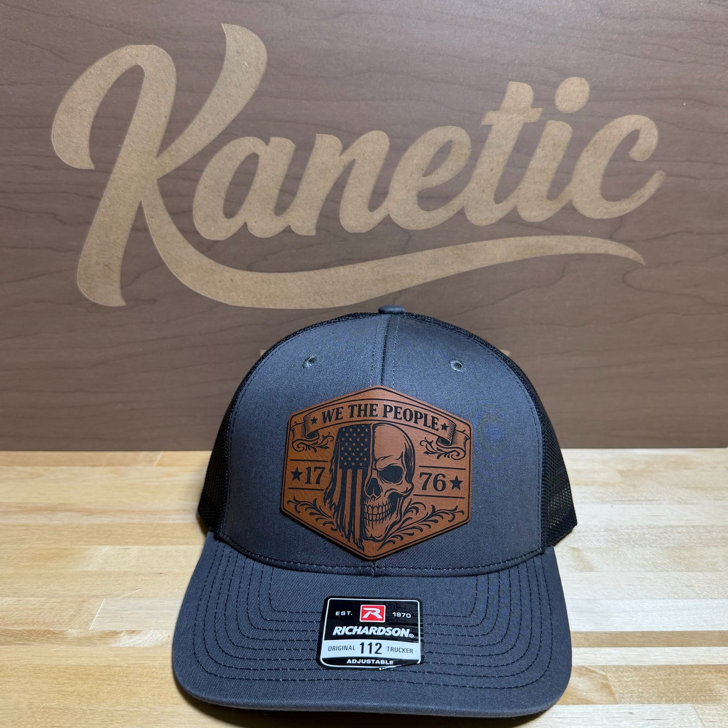 We The People Skull Patch Hat