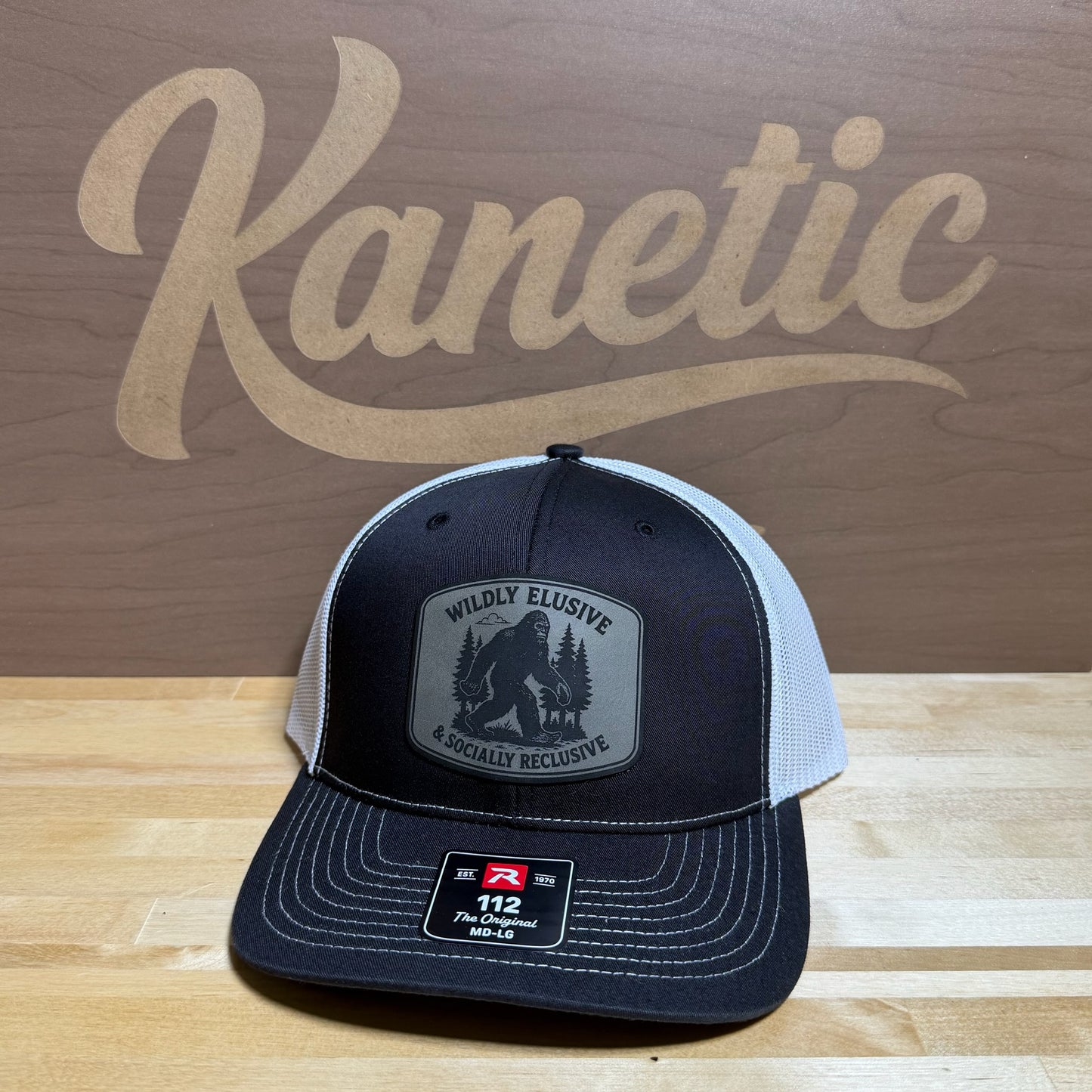 Wildly Elusive Socially Reclusive Bigfoot Patch Hat