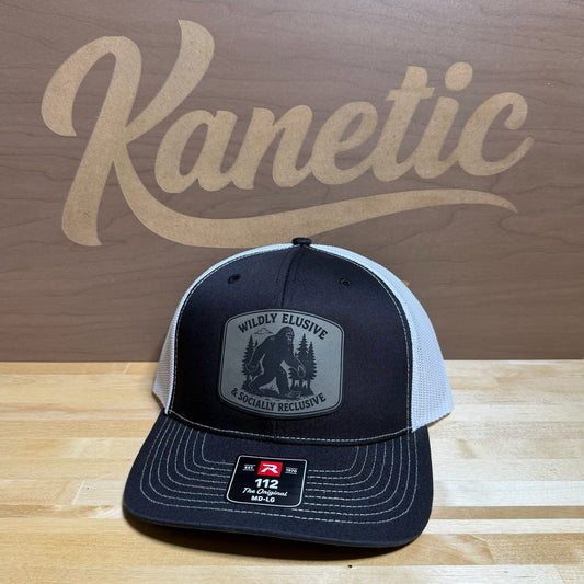 Wildly Elusive Socially Reclusive Bigfoot Patch Hat