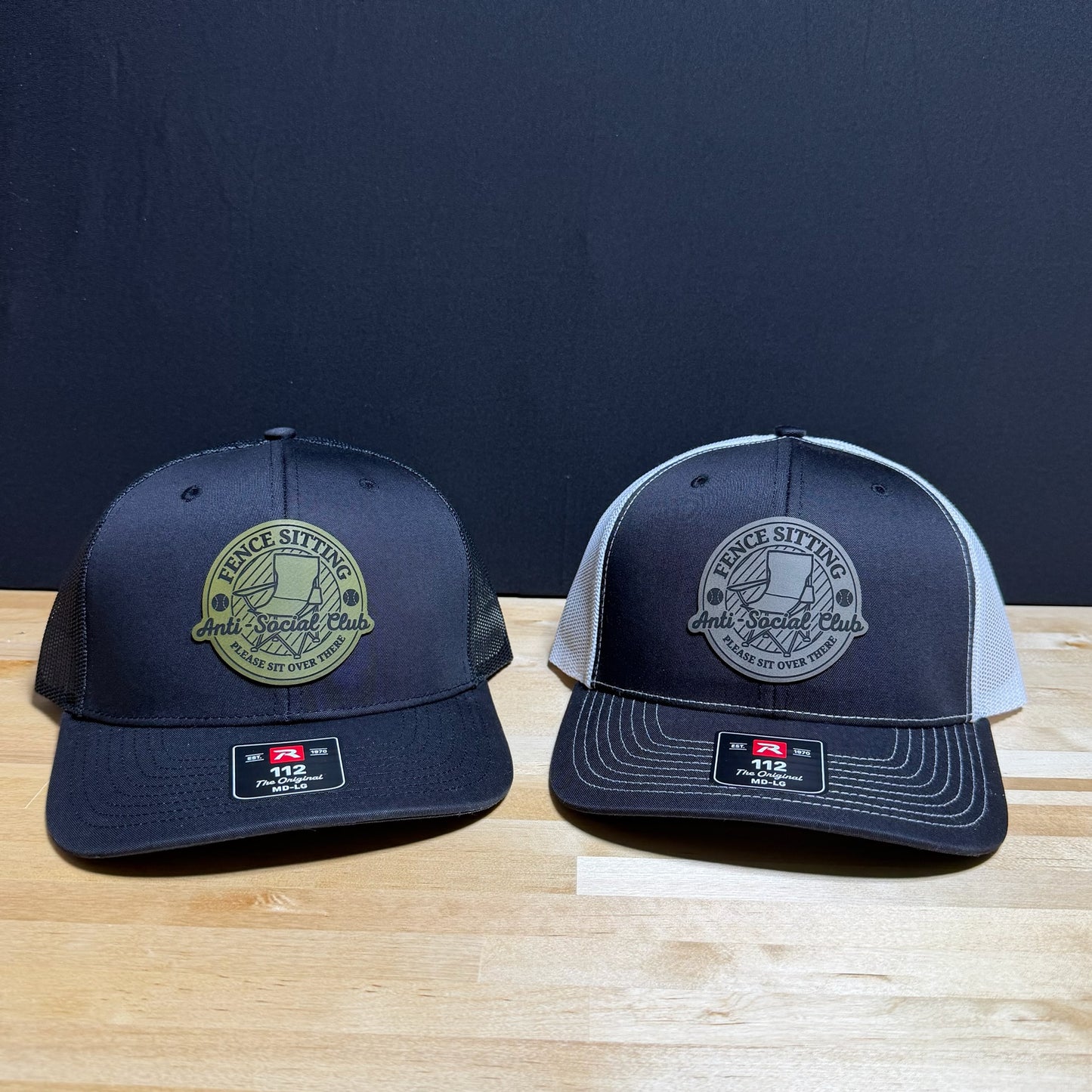 Fence Sitting Anti-Social Club Patch Hat