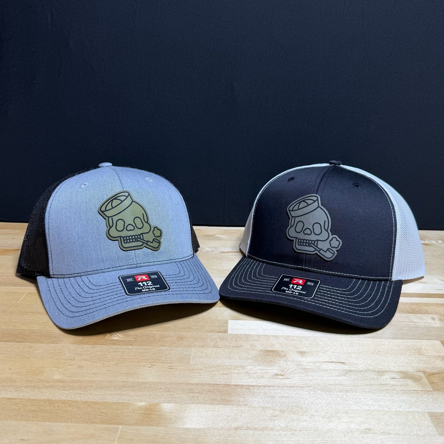 Skull Can Patch Hat