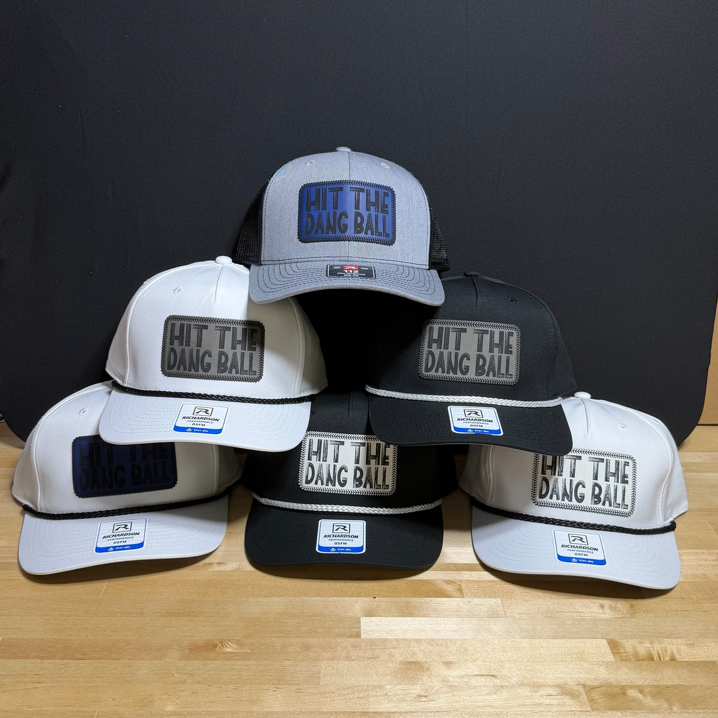 Hit the Dang Ball Baseball Patch Hat