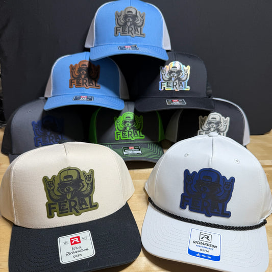 Feral Raccoon Patch Hat