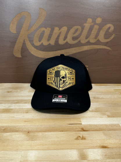 We The People Skull Patch Hat
