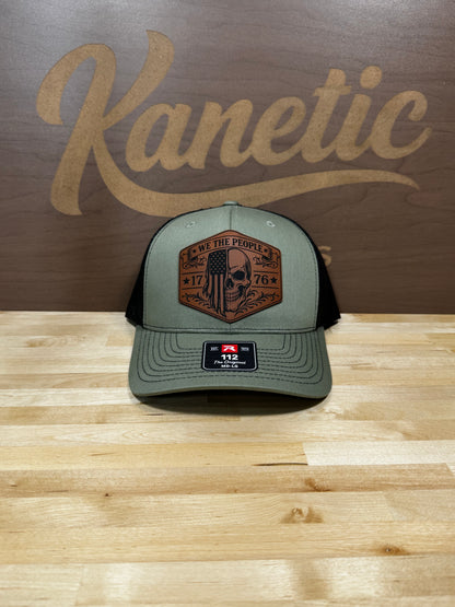 We The People Skull Patch Hat