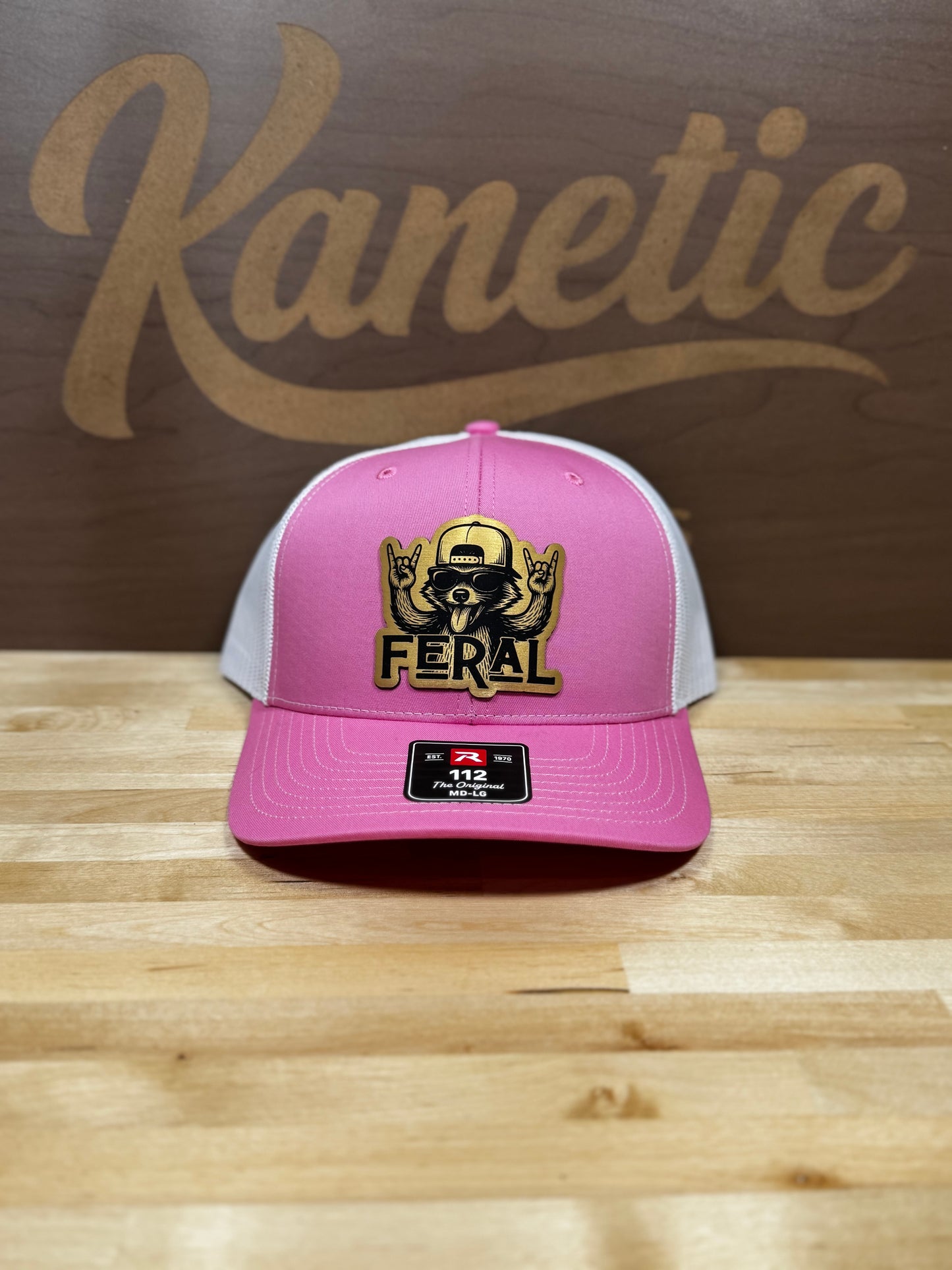 Feral Raccoon Patch Hat