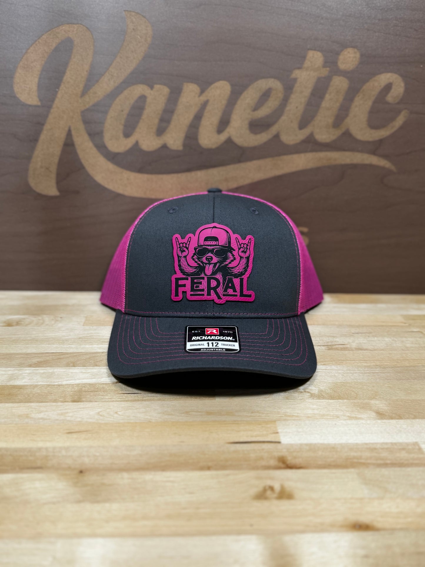 Feral Raccoon Patch Hat
