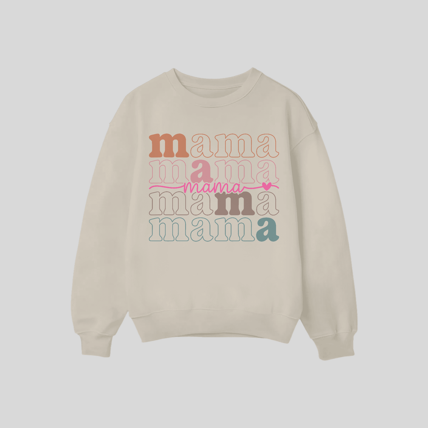 Mama Stacked Crewneck Sweatshirt