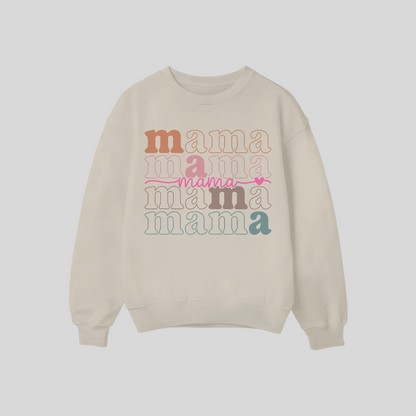 Mama Stacked Crewneck Sweatshirt