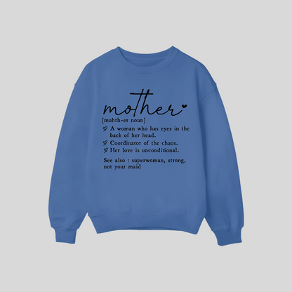 Mother Definition Crewneck Sweatshirt