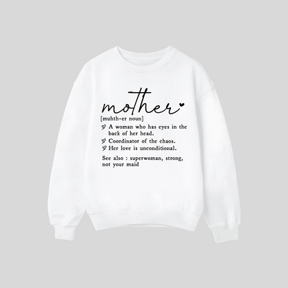 Mother Definition Crewneck Sweatshirt