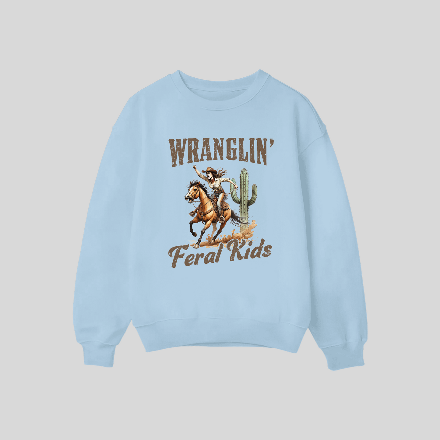 Wranglin’ Feral Kids Crewneck Sweatshirt