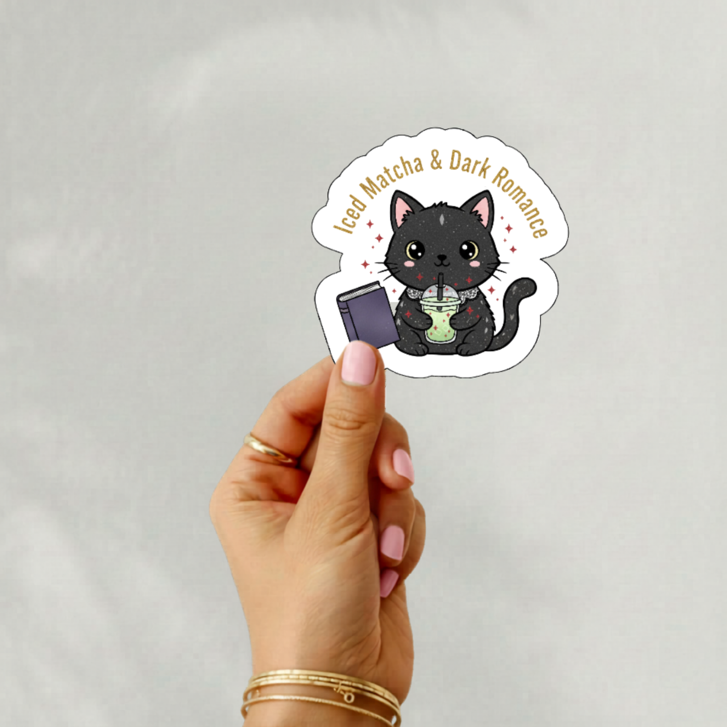 Bookish Creatures & Iced Matcha Vinyl Sticker Collection