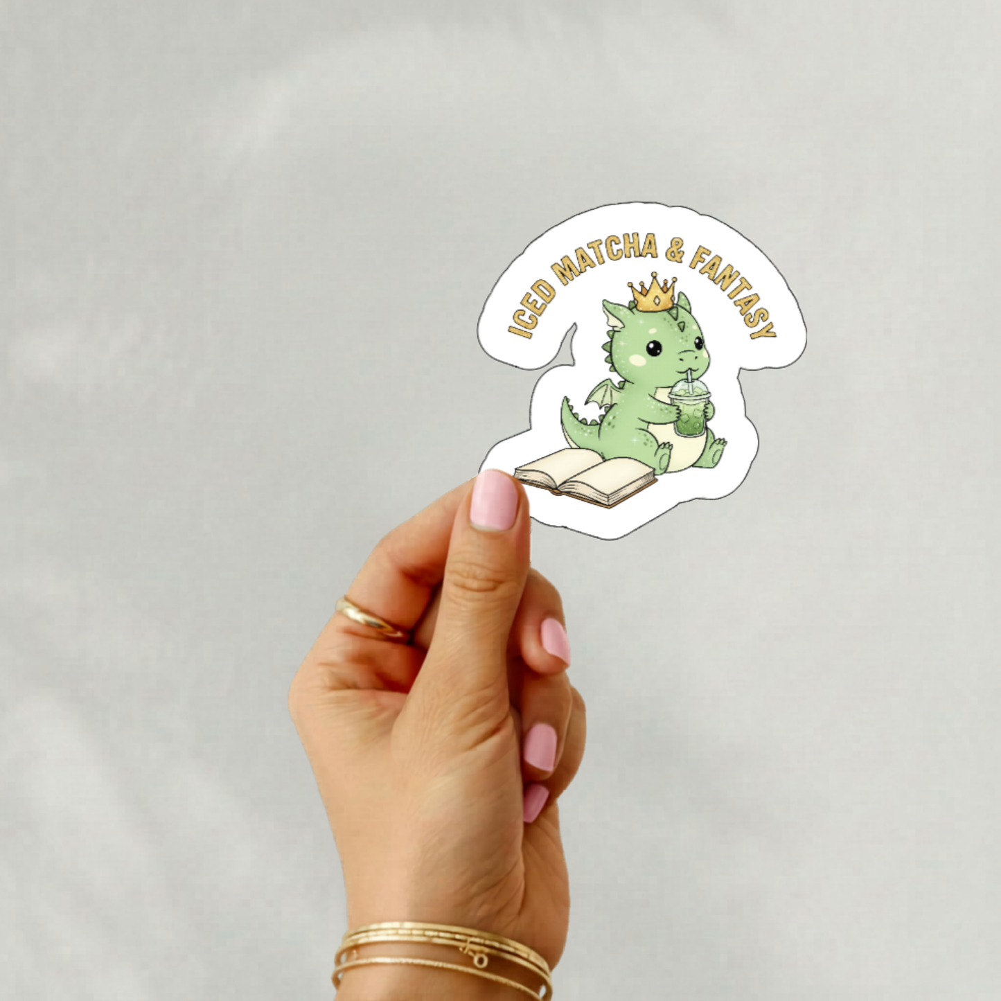 Bookish Creatures & Iced Matcha Vinyl Sticker Collection