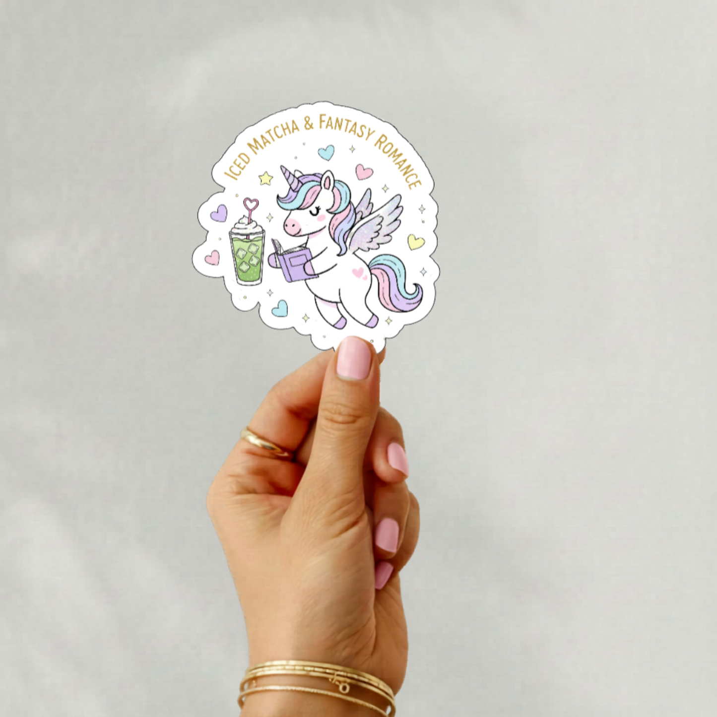 Bookish Creatures & Iced Matcha Vinyl Sticker Collection