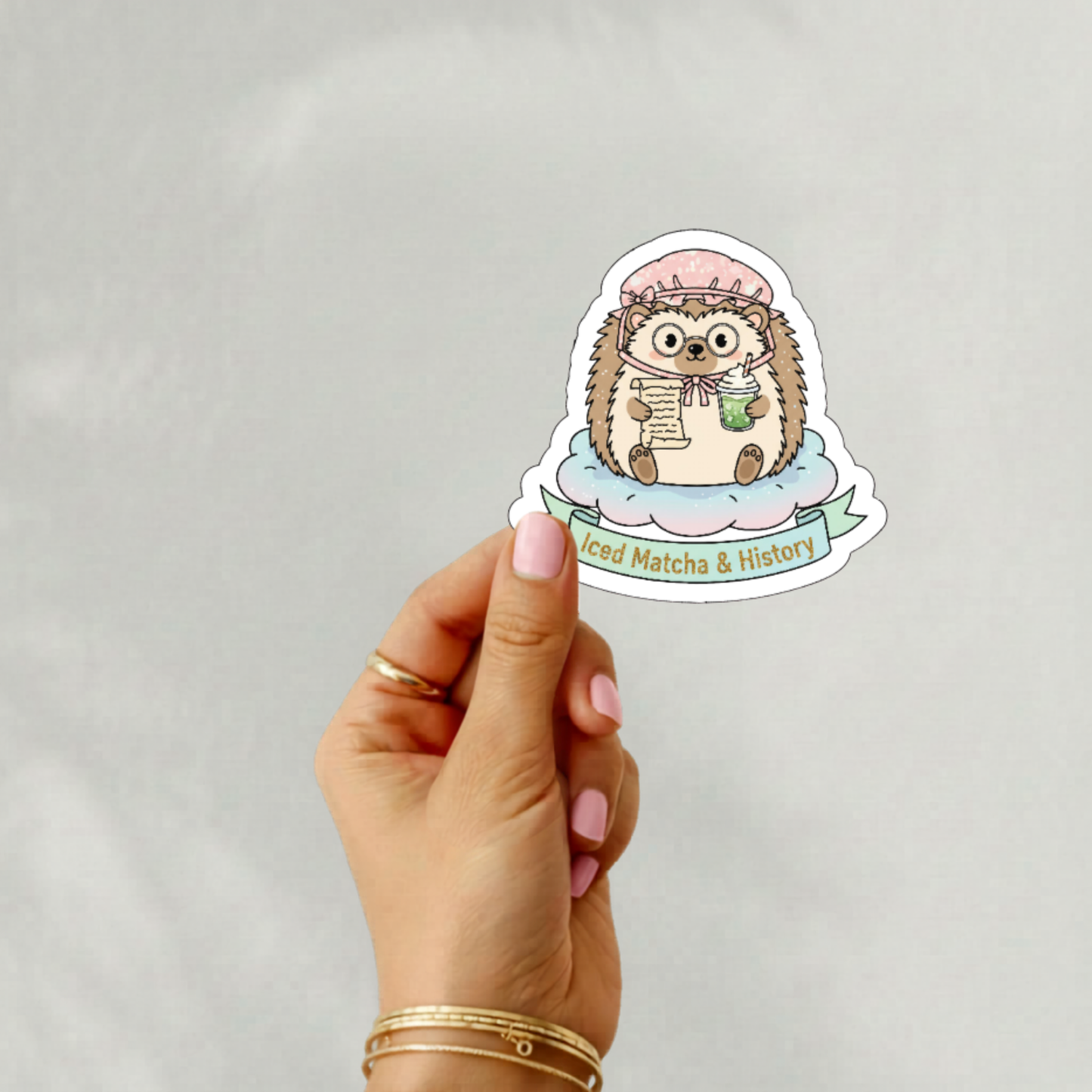 Bookish Creatures & Iced Matcha Vinyl Sticker Collection